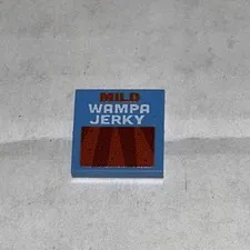 Lego Custom Printed Star Wars “Mild Wampa Jerky” 2x2 Flat Brick