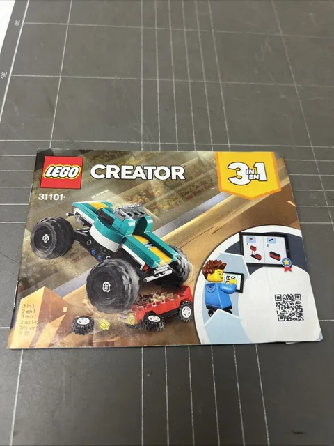 VINTAGE TOY LEGO MANUAL INSTRUCTIONS BOOKLET ART CREATOR 31101