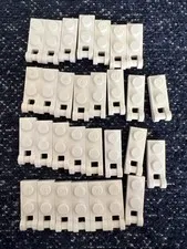 Lego 60478 White Plate, Modified 1 x 2 with Bar Handle on End 30 Pieces
