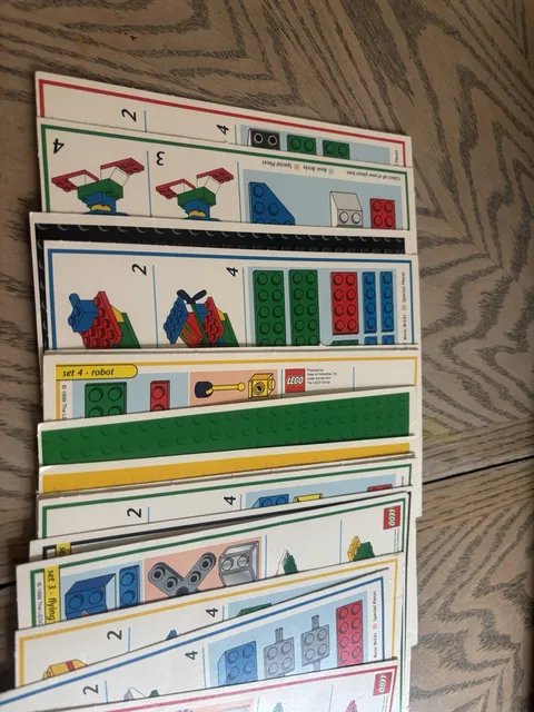 Lego Creator The Race To Build It Board Game 20 Replacement Model Cards Only