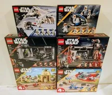 LEGO Star Wars (x6) 75320 75359 75324 75386 75358 75384 New Sealed Retired