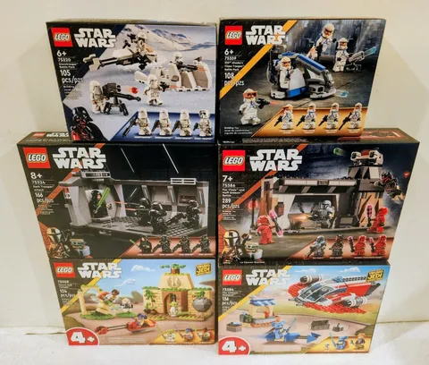 LEGO Star Wars (x6) 75320 75359 75324 75386 75358 75384 New Sealed Retired