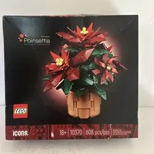 LEGO Icons Poinsettia 10370 Botanical Collection New Sealed