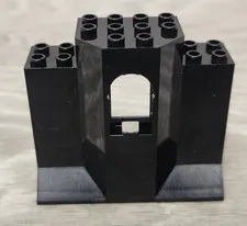 Lego 48490 Black Panel With Window 3 x 8 x 6 Wall Castle