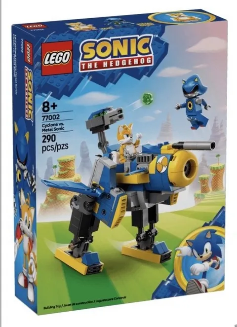 LEGO Sonic the Hedgehog Cyclone vs. Metal Sonic 77002 | 290 Pcs | NIB Sealed