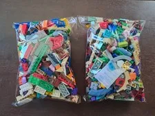 Authentic Mixed Color LEGO Bricks Bulk Lot / Cleaned and Color-Sorted / 1 lb bag