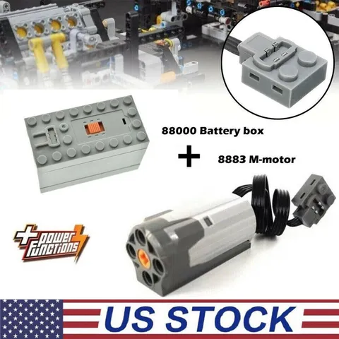 Electric Train Power Functions M-motor 8883 Battery Box 88000 For LEGO Block Toy