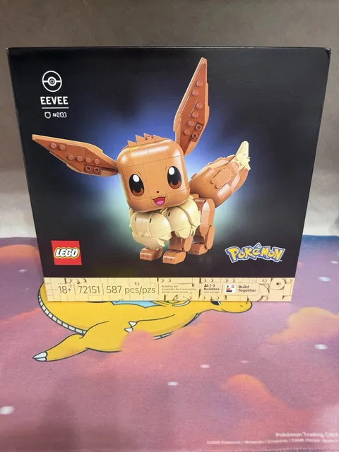 LEGO Pokémon Eevee 72151 Kanto Collection Adult Builder Set - BRAND NEW - SEALED