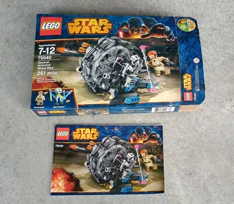 Lego Star Wars 75040 INSTRUCTION BOOKLET AND BOX ONLY For Set #75040 ~ Lego ~