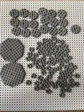 LEGO Dark Bluish Gray Plate 89523 60474 4032 Bulk 105pcs