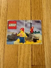 Lego Pirates Desert Island (1481) Instruction Booklet Only