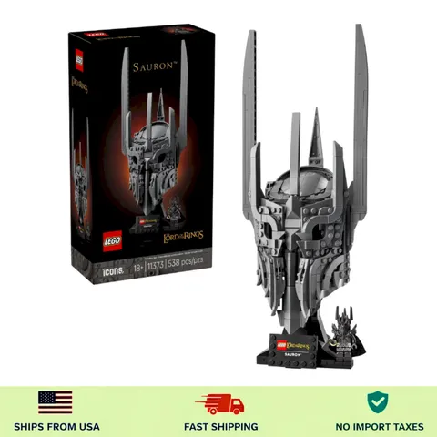 LEGO Icons LOTR Sauron's Helmet Set 11373 w/ Minifigure