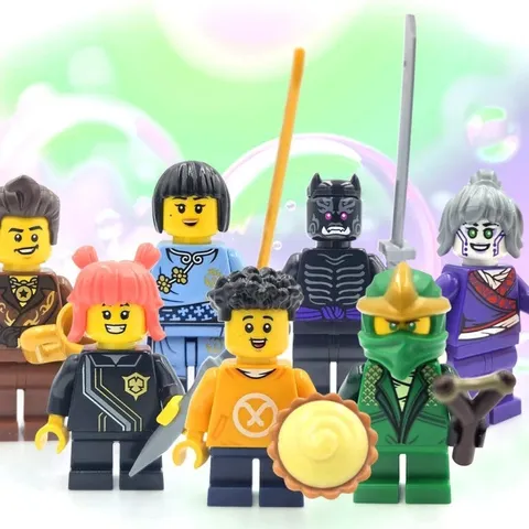 Complete Set of 7 Ninjago Minifigs - LEGO Store BAM 2026 Exclusive! Llloyd Pixal