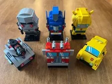 Lego Brickheadz - Transformers Lot of 3 (40803, 40804, 40924) Used / No Box