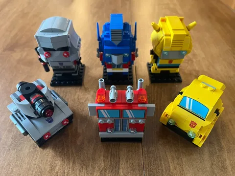 Lego Brickheadz - Transformers Lot of 3 (40803, 40804, 40924) Used / No Box