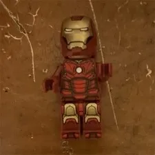 LEGO Minifigure Iron Man / Tony Stark, Plastic LEGO Character Figure