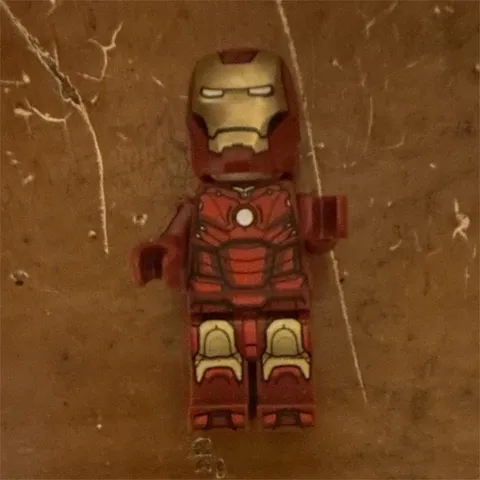LEGO Minifigure Iron Man / Tony Stark, Plastic LEGO Character Figure