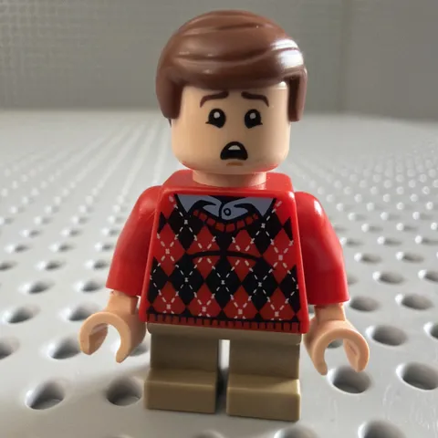 Dudley Dursley Minifigure - LEGO Harry Potter Red Sweater hp216