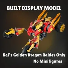 LEGO NINJAGO Pre-Built Kai’s Golden Dragon Raider 71773