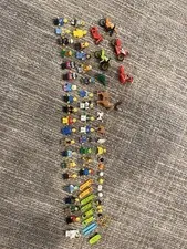 LEGO Mixed Lot Minifigures & Accessories w/ Animals, Vehicles, Sports Parts