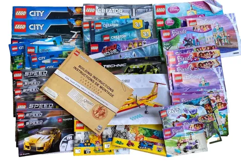 LEGO Manuals Lot 50+ City Creator Classic Technic 007 Movie Speed Disney Friends