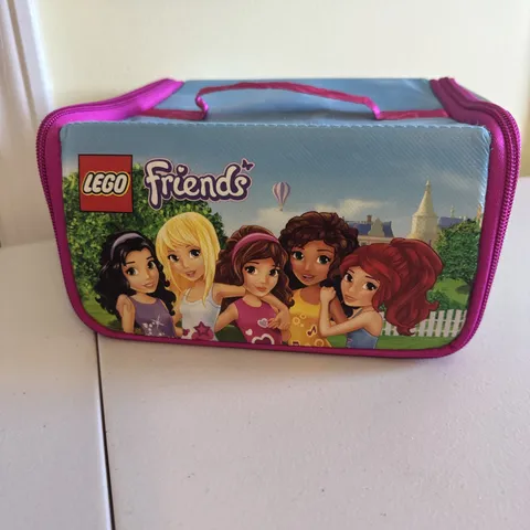 LEGO Friends Zipbin Heartlake Place Toy Box and Play Mat Storage Bag Lunchbox