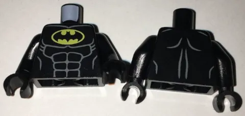 LEGO® Part 973pb2541c01 - Torso Batman Logo in Yellow Oval with Muscles Pattern