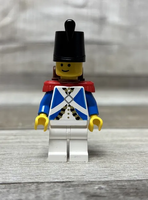 LEGO Minifigure Imperial Soldier with Red Epaulettes and Brown Backpack pi061
