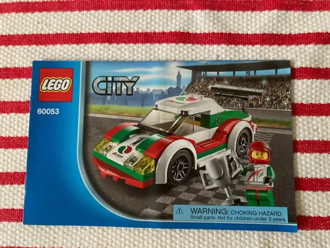 Lego City 60053 Great Vehicles Race Car Instruction Booklet ONLY