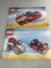 LEGO® 3 in 1 Creator  / Instructions Only No.5867 Car Truck Race car Red
