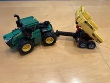 Lego Technic John Deere Tractor With Trailer 42136