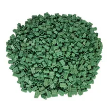 1x2 Bricks Building Blocks Sand Green - 98283 NEW! Lot 100x