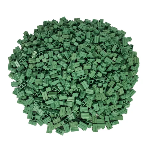 1x2 Bricks Building Blocks Sand Green - 98283 NEW! Lot 100x