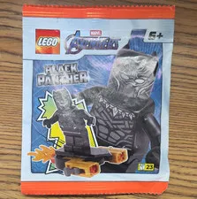 LEGO Marvel Avengers Black Panther Minifigure, Foil Pack, Age 5+, L0002276, 2026