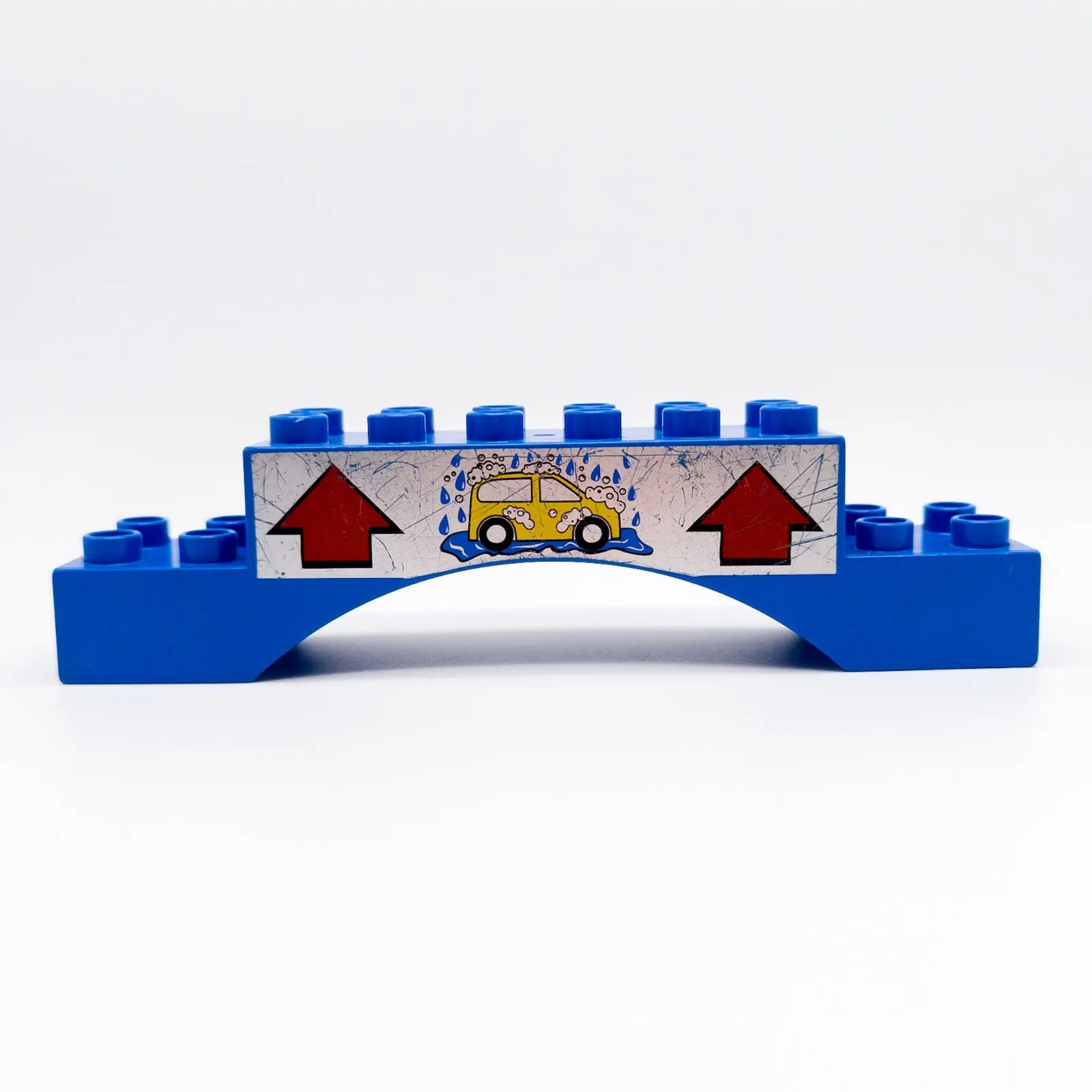 LEGO DUPLO car wash arch brick car blue played with 5696 51704pb04 