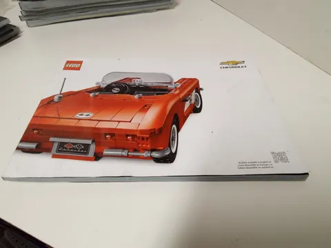 LEGO Manual For Icons Chevrolet Corvette 10321 Set Instructions Only NO Parts 