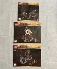 LEGO 79010 LOTR: The Goblin King Battle Instruction Complete Set Manuals 1,2,3