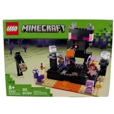 LEGO Minecraft The End Arena 21242 Building Toy Set with Minifigures 252 Pcs