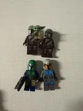 LEGO Star Wars Mandalorian Minifigure Lot Grogu Death Watch Mando x4