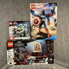 LEGO Marvel Lot 76296 76212 76213 Captain America Black Panther Sealed NIB