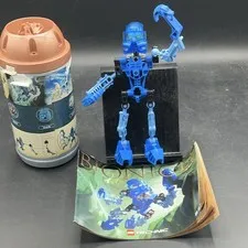LEGO BIONICLE 8533 Gali Toa Mata 2001 Vintage Complete Set Canister