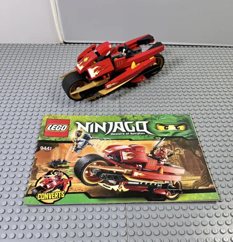 Vehicle Only - LEGO Ninjago #9441 Kai's Blade Cycle (2012)