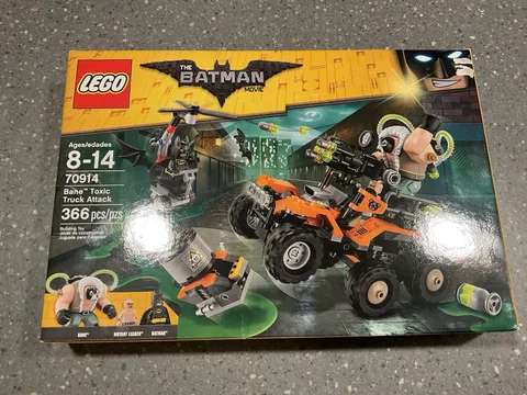 Lego 70914 Bane Toxic Truck Attack Batman Super Heroes Retired New NISB Big Fig