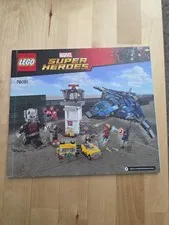 Lego Marvel Superhero Airport Battle (76051) Instruction Only *RETIRED* *RARE*