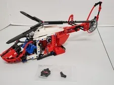LEGO TECHNIC: Rescue Helicopter (8068) - COMPLETE 2 In 1 Set