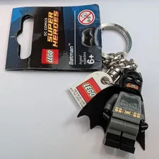 New Lego DC Super Heroes - BATMAN - Minifigure Keychain (853951) Key Chain