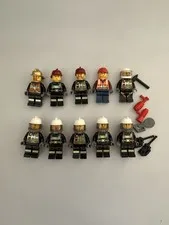 LEGO City Town Fireman Firefighters Minifigure lot