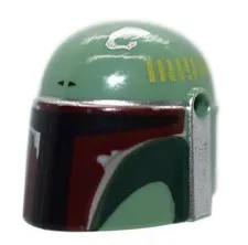 LEGO Star Wars Minifigure Helmet Sand Green Mandalorian Boba Fett 75060 6023481