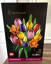 LEGO Botanicals Tulip Bouquet 11501 Complete Set 576pcs 18+ Box Brick Separator