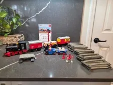 Lego Steam Cargo Train 7722 with Track, Instructions and decals